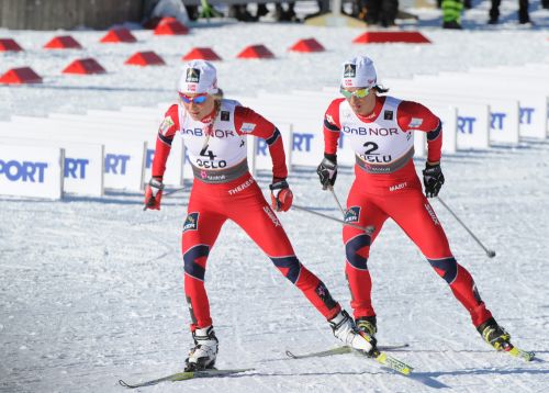 Szocsi-2014-Therese-Johaug- Marit-Bjorrgen-skiathl
