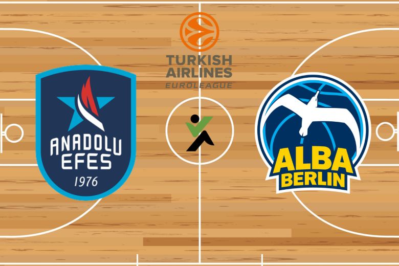 Anadolu Efes vs  Alba Berlin Euroliga kosárlabda