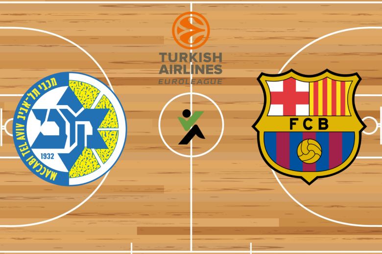 Maccabi Tel Aviv vs Barcelona Euroliga kosárlabda