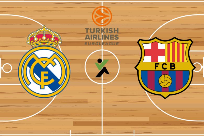 Real Madrid vs Barcelona Euroliga kosárlabda
