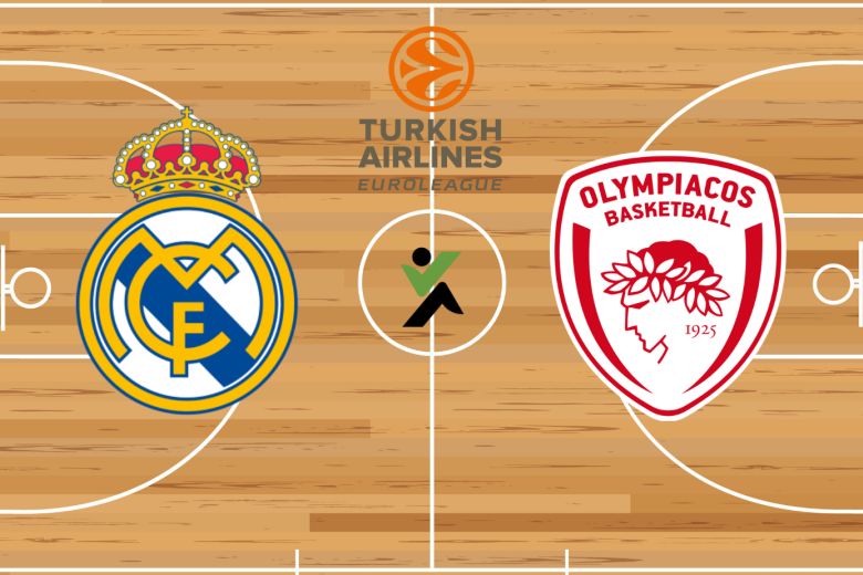 Real Madrid vs  Olympiakosz Euroliga kosárlabda