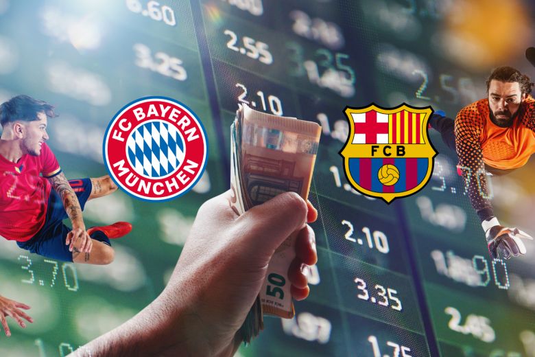 Bajnokok Ligája Bayern München vs Barcelona fogadási lehetőségek