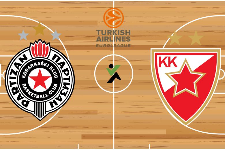 Partizan vs Crvena zvezda Euroliga kosárlabda