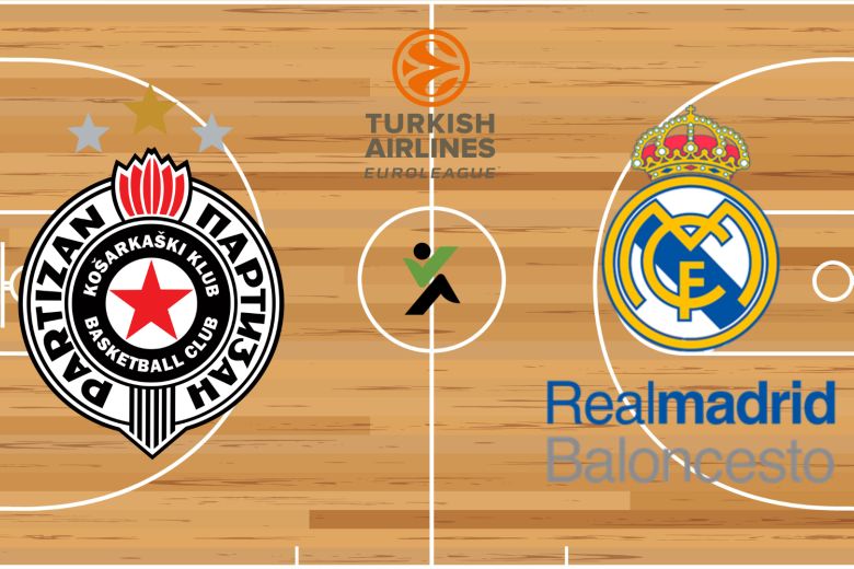 Partizan vs Real Madrid Euroliga kosárlabda