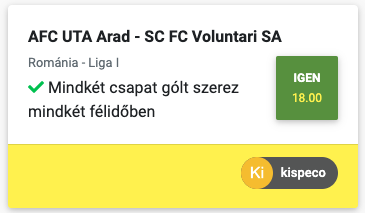 kispeco - AFC UTA Arad