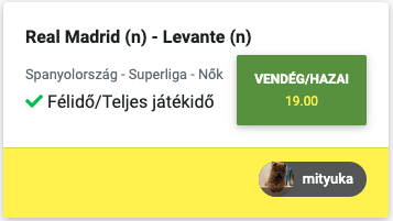 Mityuka Real Madrid (n) - Levante (n)